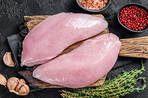 turkey breast, skinless